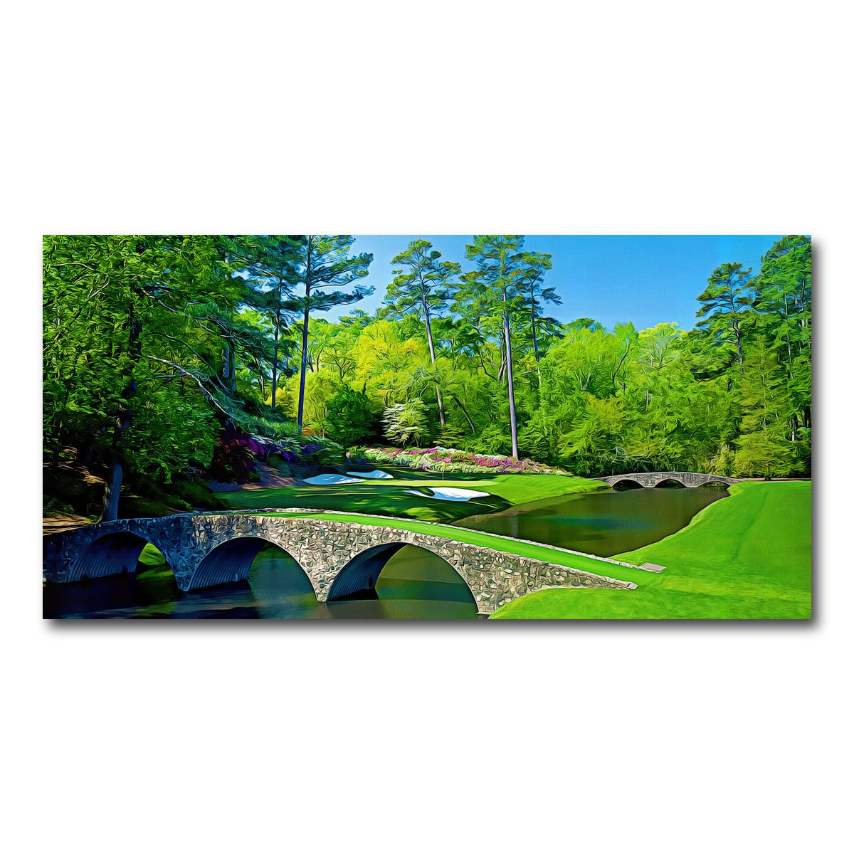 AUTO-MOCKUP WHITE | Augusta National Painted | 1 Piece | Gallery Wrap Canvas | group=2x1