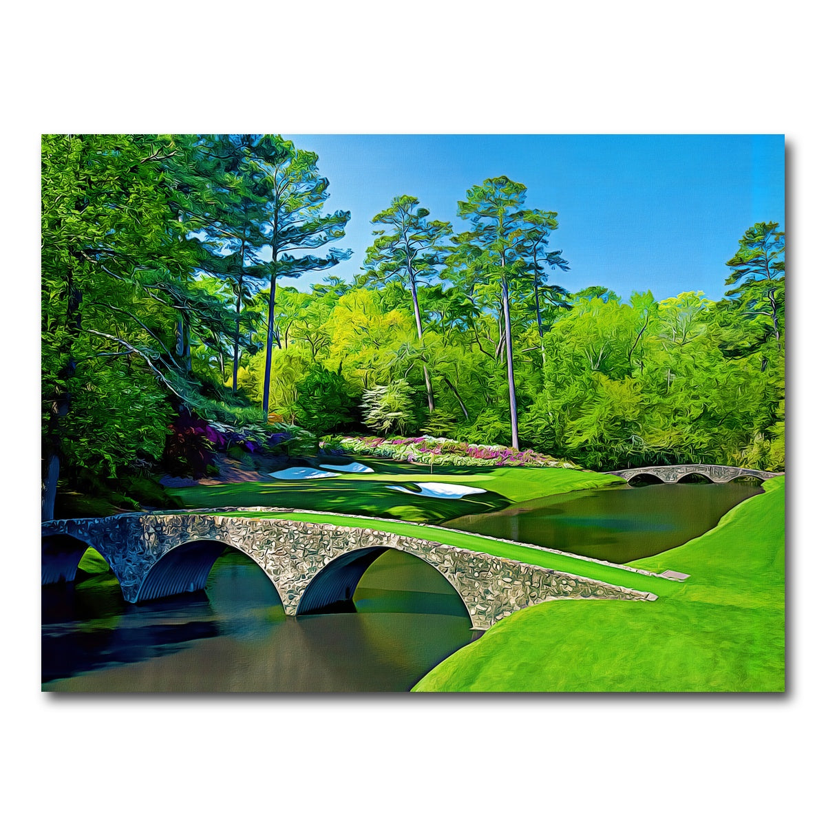 AUTO-MOCKUP WHITE | Augusta National Painted | 1 Piece | Gallery Wrap Canvas | group=4x3
