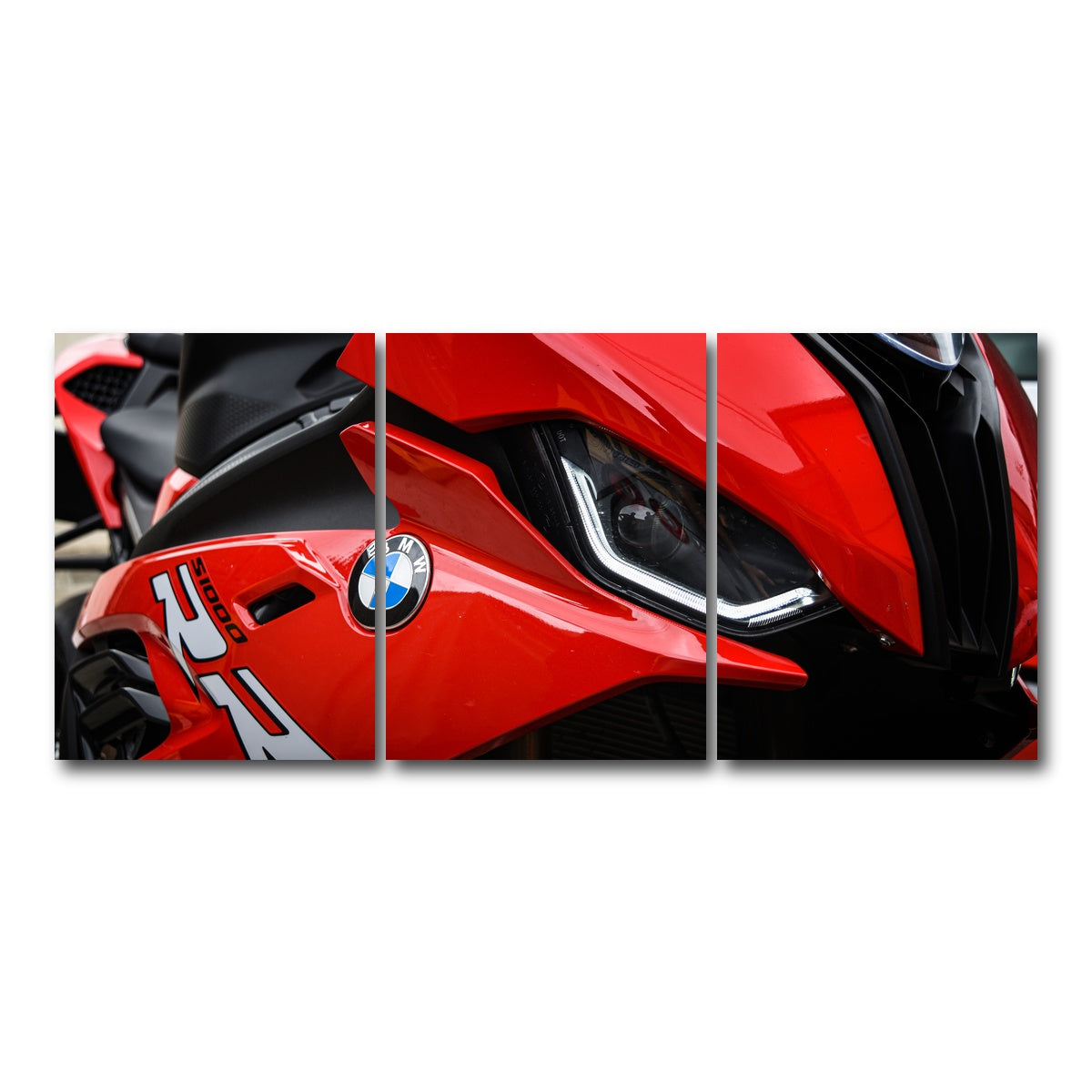 AUTO-MOCKUP WHITE | BMW S1000 | 3 Piece | Gallery Wrap Canvas | group=18x24