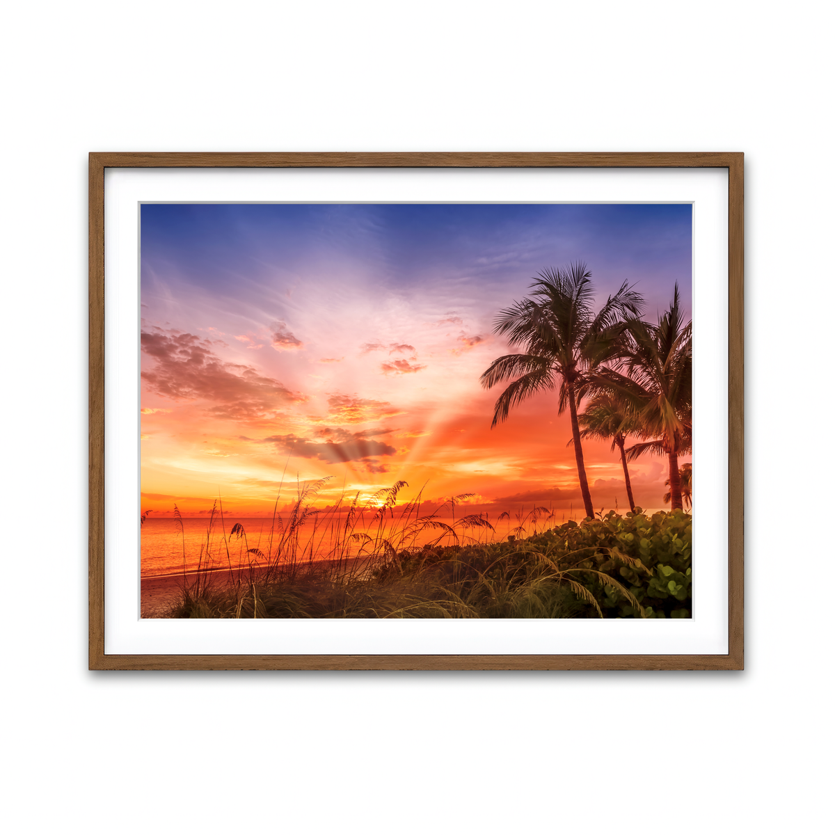Framed Print 4x3 Walnut