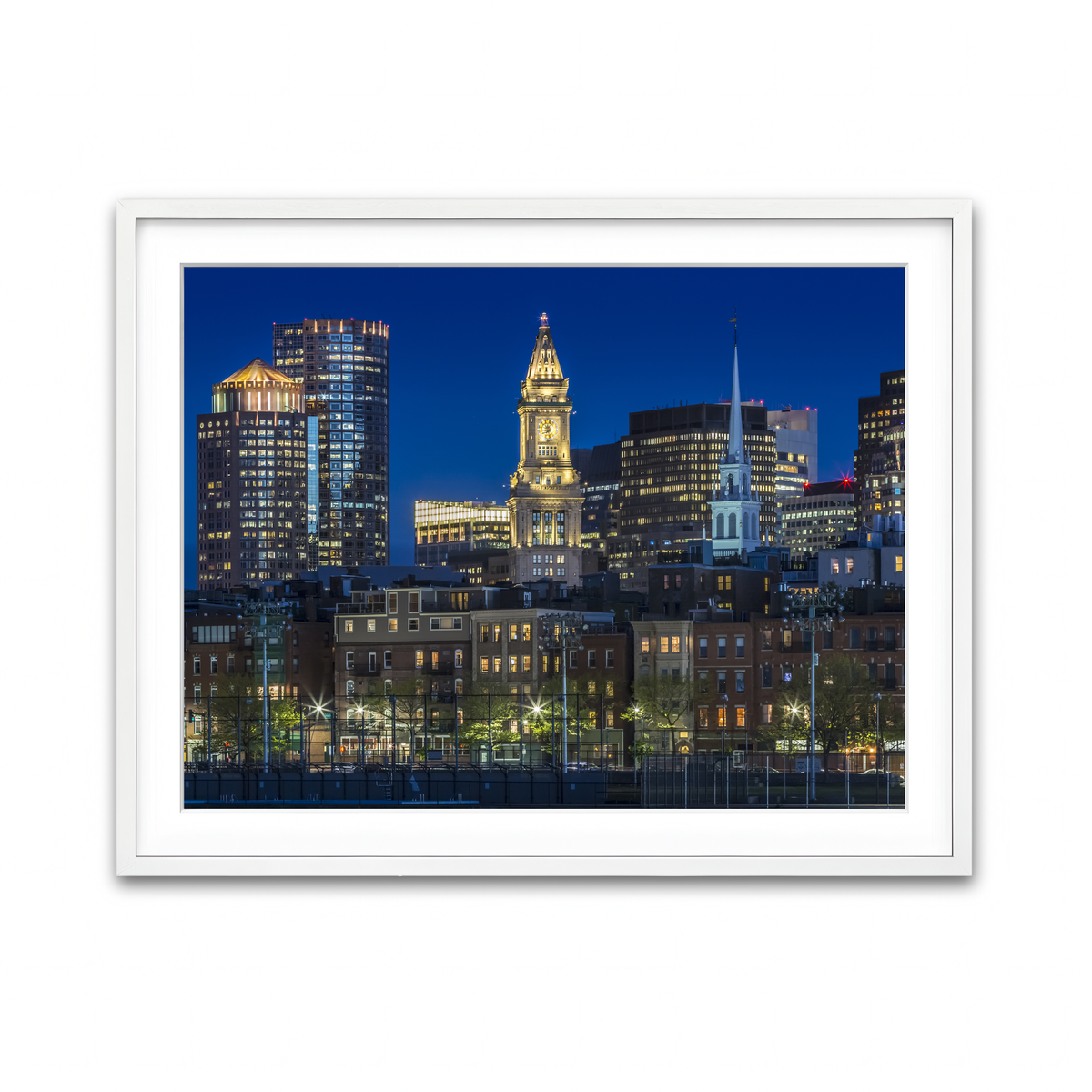 Framed Print 4x3 White