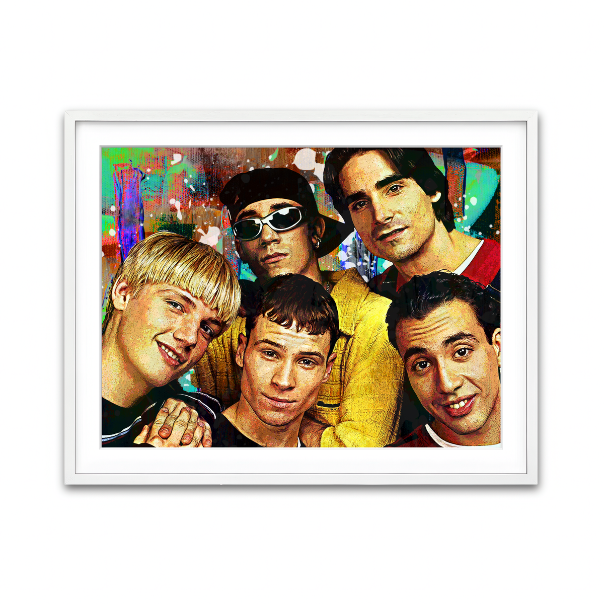 Framed Print 4x3 White