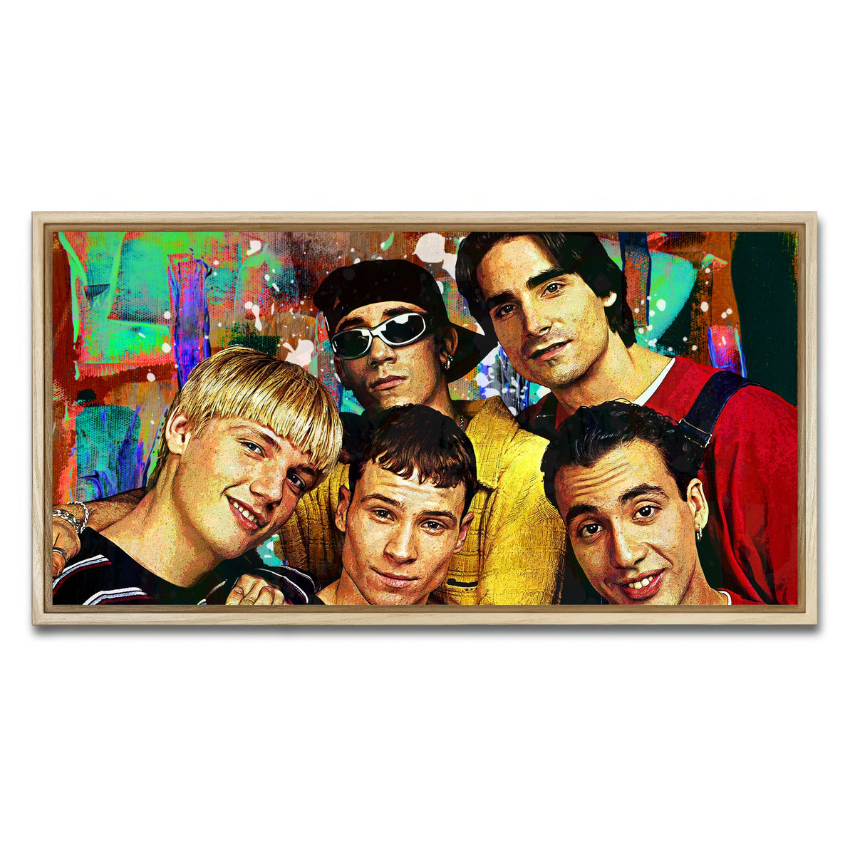 AUTO-MOCKUP WHITE | Backstreets Back | 1 Piece | Natural Framed Canvas | group=2x1