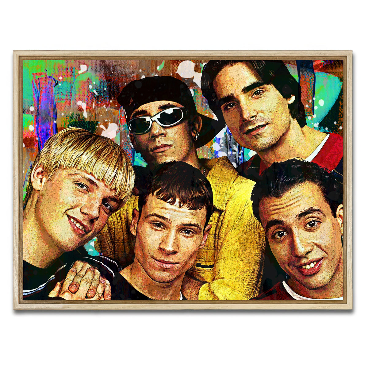 AUTO-MOCKUP WHITE | Backstreets Back | 1 Piece | Natural Framed Canvas | group=4x3