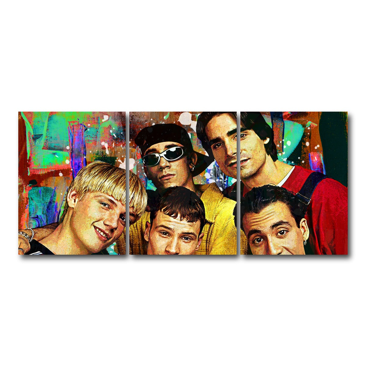 AUTO-MOCKUP WHITE | Backstreets Back | 3 Piece | Gallery Wrap Canvas | group=18x24