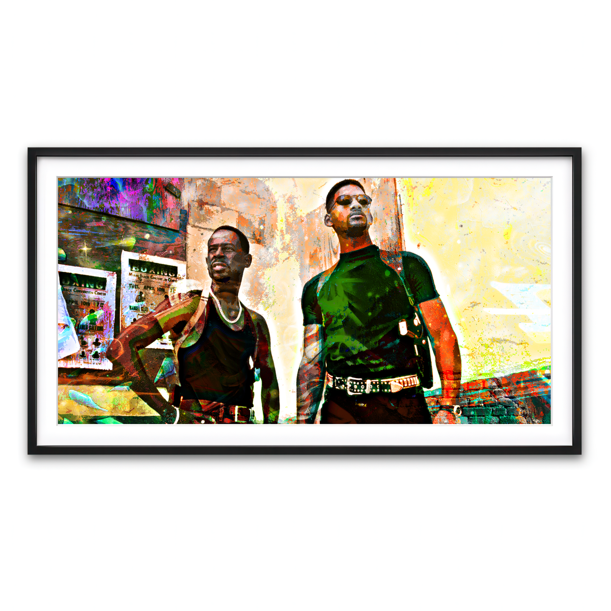 Framed Print 2x1 Black