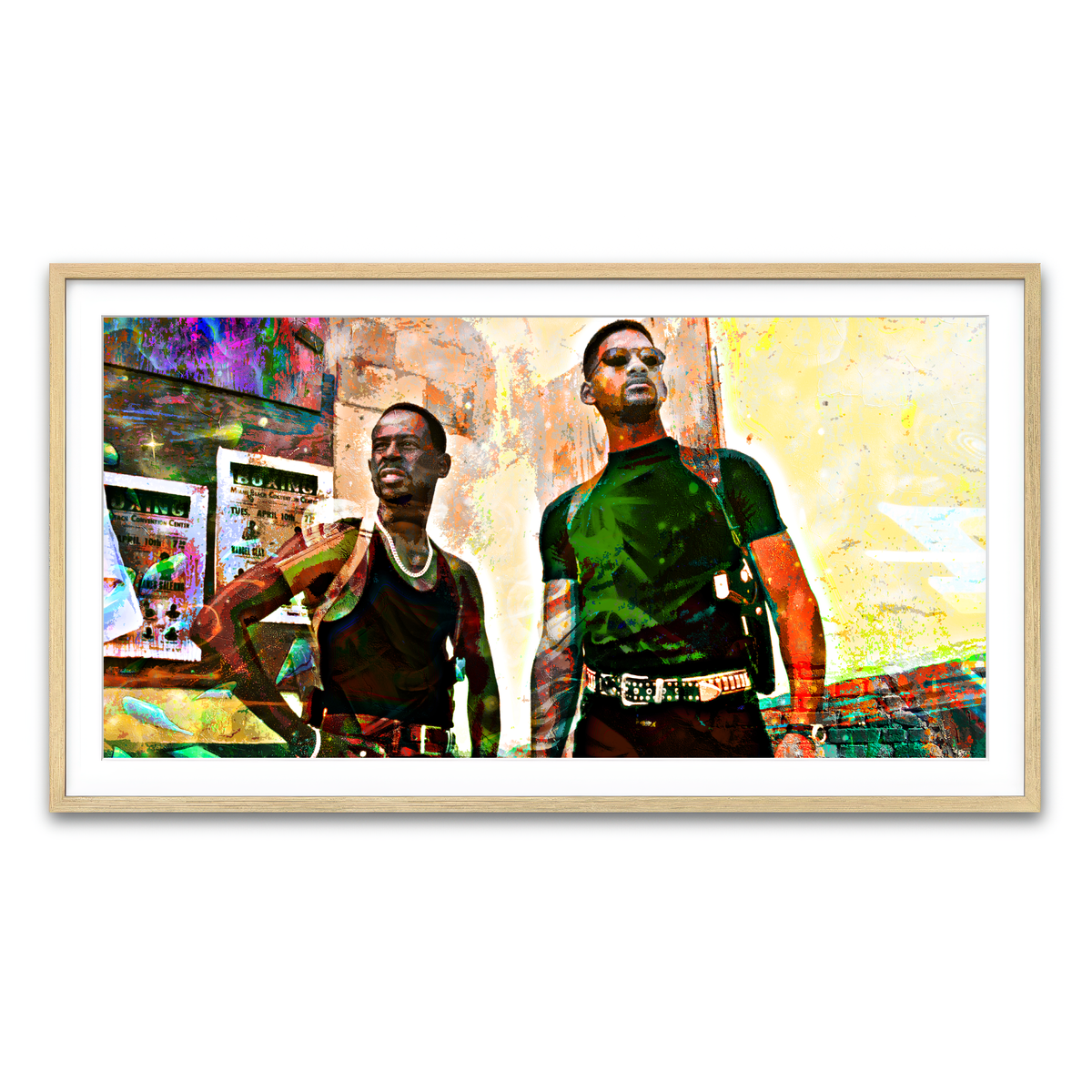 Framed Print 2x1 Natural