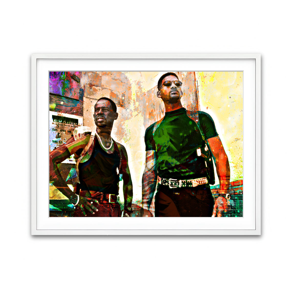 Framed Print 4x3 White