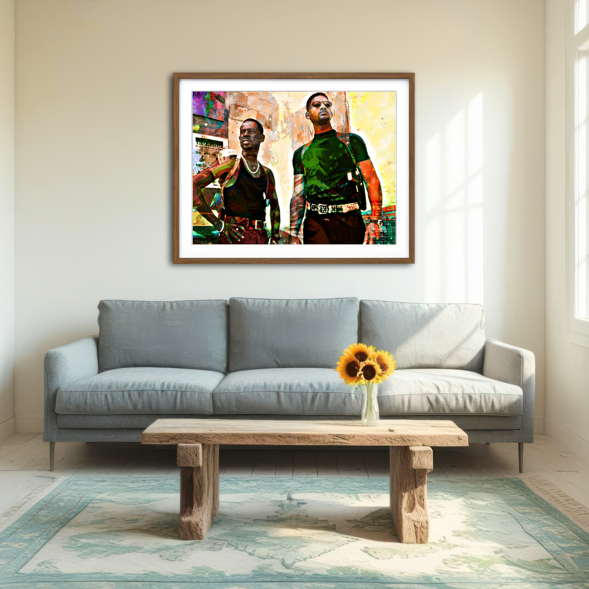 AUTO-MOCKUP ROOM | Bad Boys Wall Art