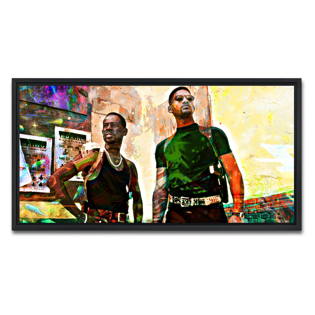 AUTO-MOCKUP WHITE | Bad Boys | 1 Piece | Black Framed Canvas | group=2x1