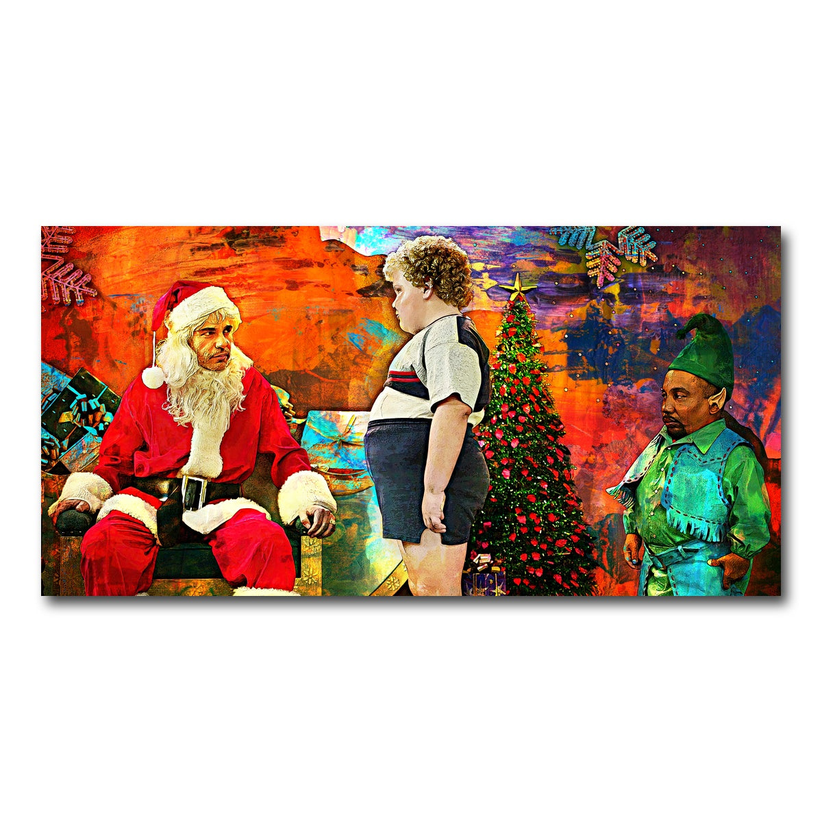 AUTO-MOCKUP WHITE | Bad Santa | 1 Piece | Gallery Wrap Canvas | group=2x1