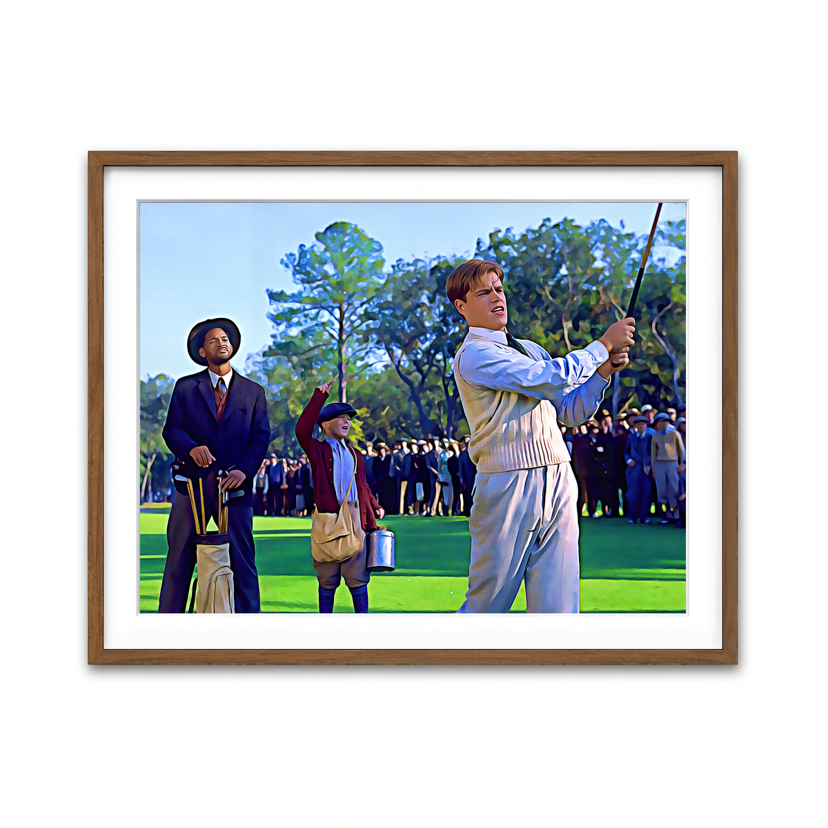 AUTO-MOCKUP WHITE | Bagger Vance Painted | 1 Piece | Walnut Framed Print | group=4x3