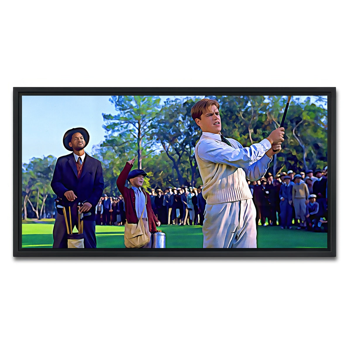AUTO-MOCKUP WHITE | Bagger Vance Painted | 1 Piece | Black Framed Canvas | group=2x1
