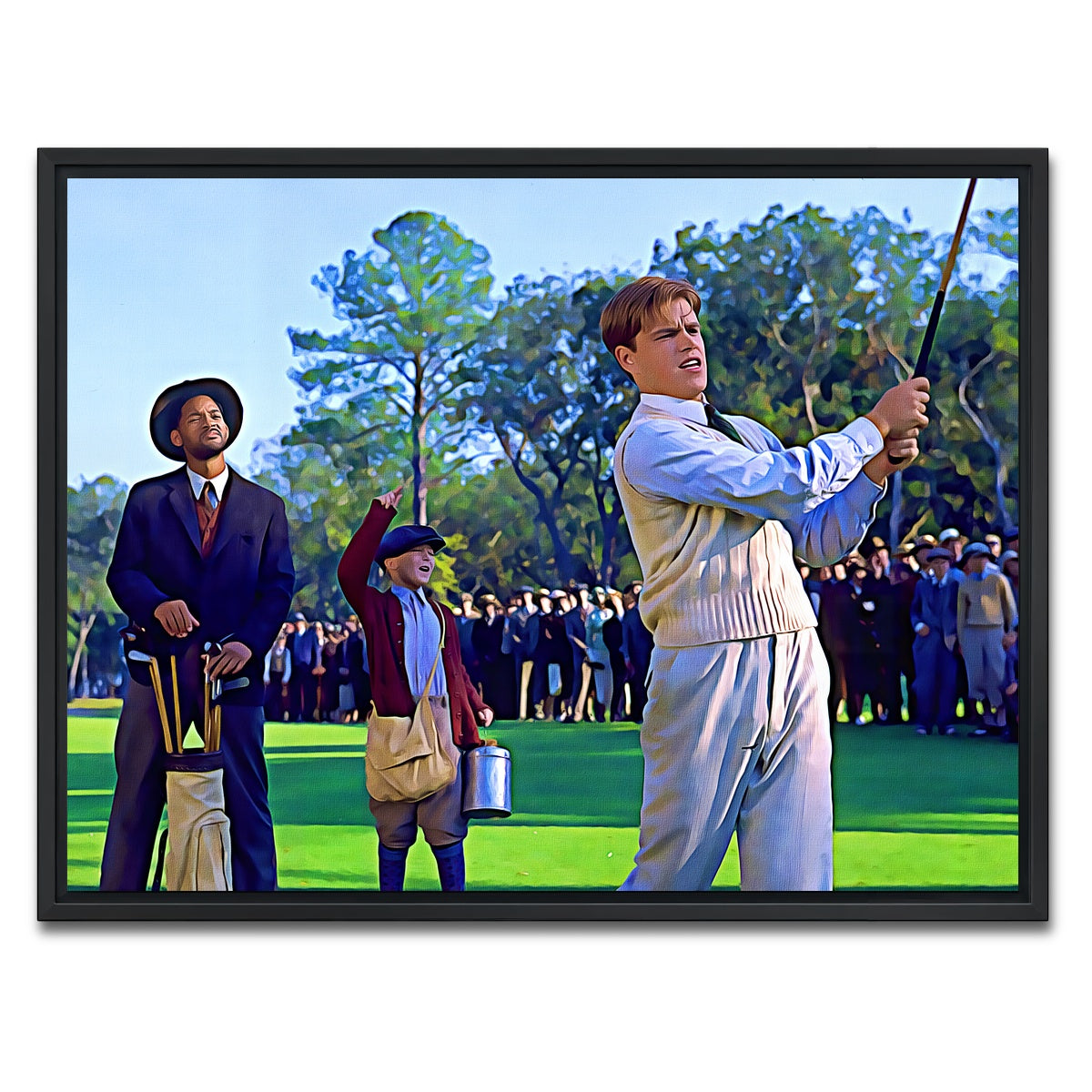 AUTO-MOCKUP WHITE | Bagger Vance Painted | 1 Piece | Black Framed Canvas | group=4x3