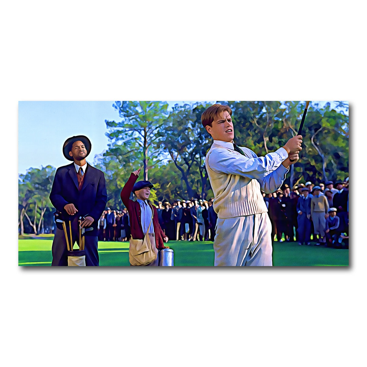 AUTO-MOCKUP WHITE | Bagger Vance Painted | 1 Piece | Gallery Wrap Canvas | group=2x1