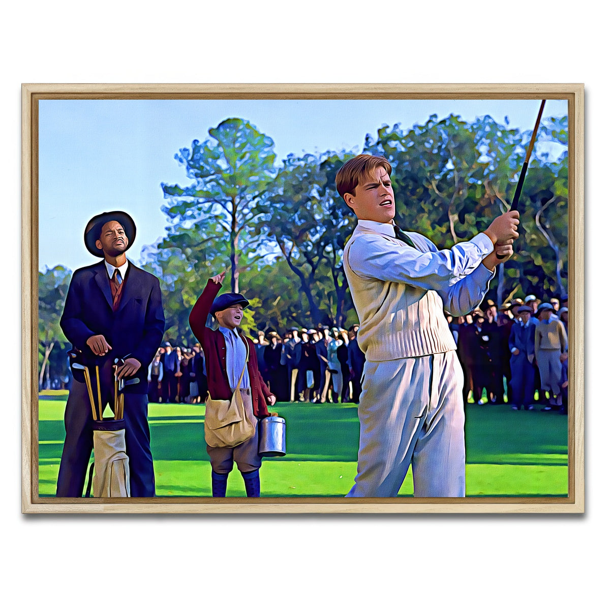 AUTO-MOCKUP WHITE | Bagger Vance Painted | 1 Piece | Natural Framed Canvas | group=4x3