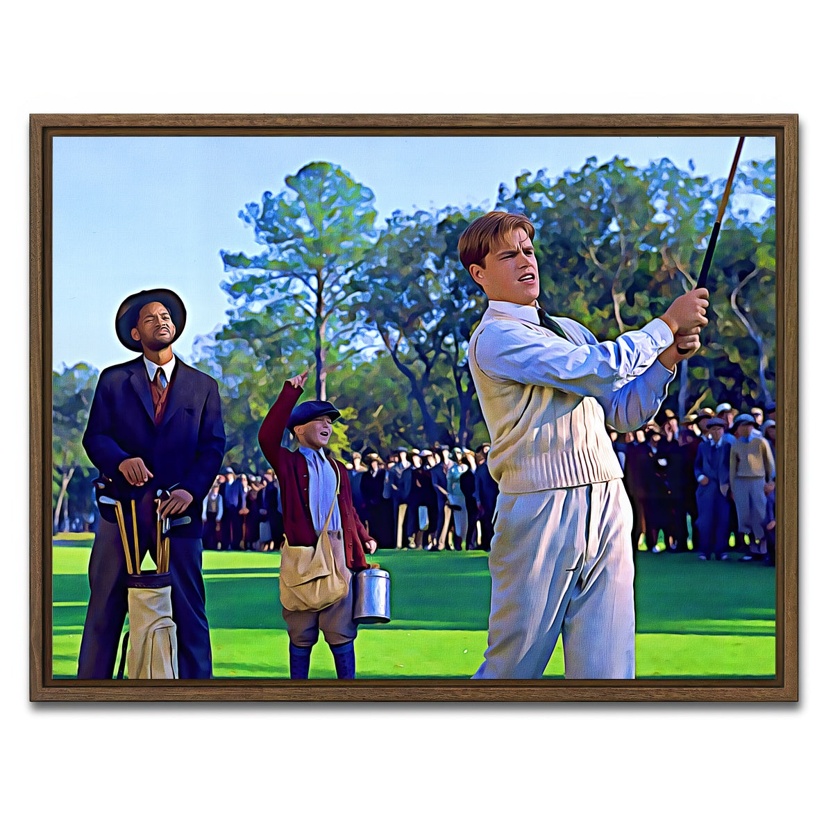 AUTO-MOCKUP WHITE | Bagger Vance Painted | 1 Piece | Walnut Framed Canvas | group=4x3