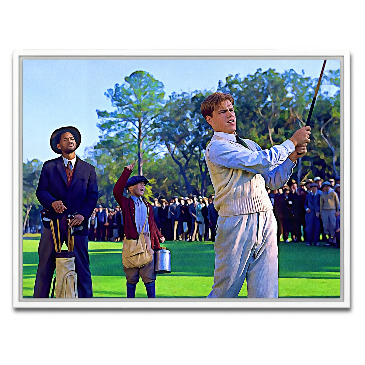 AUTO-MOCKUP WHITE | Bagger Vance Painted | 1 Piece | White Framed Canvas | group=4x3