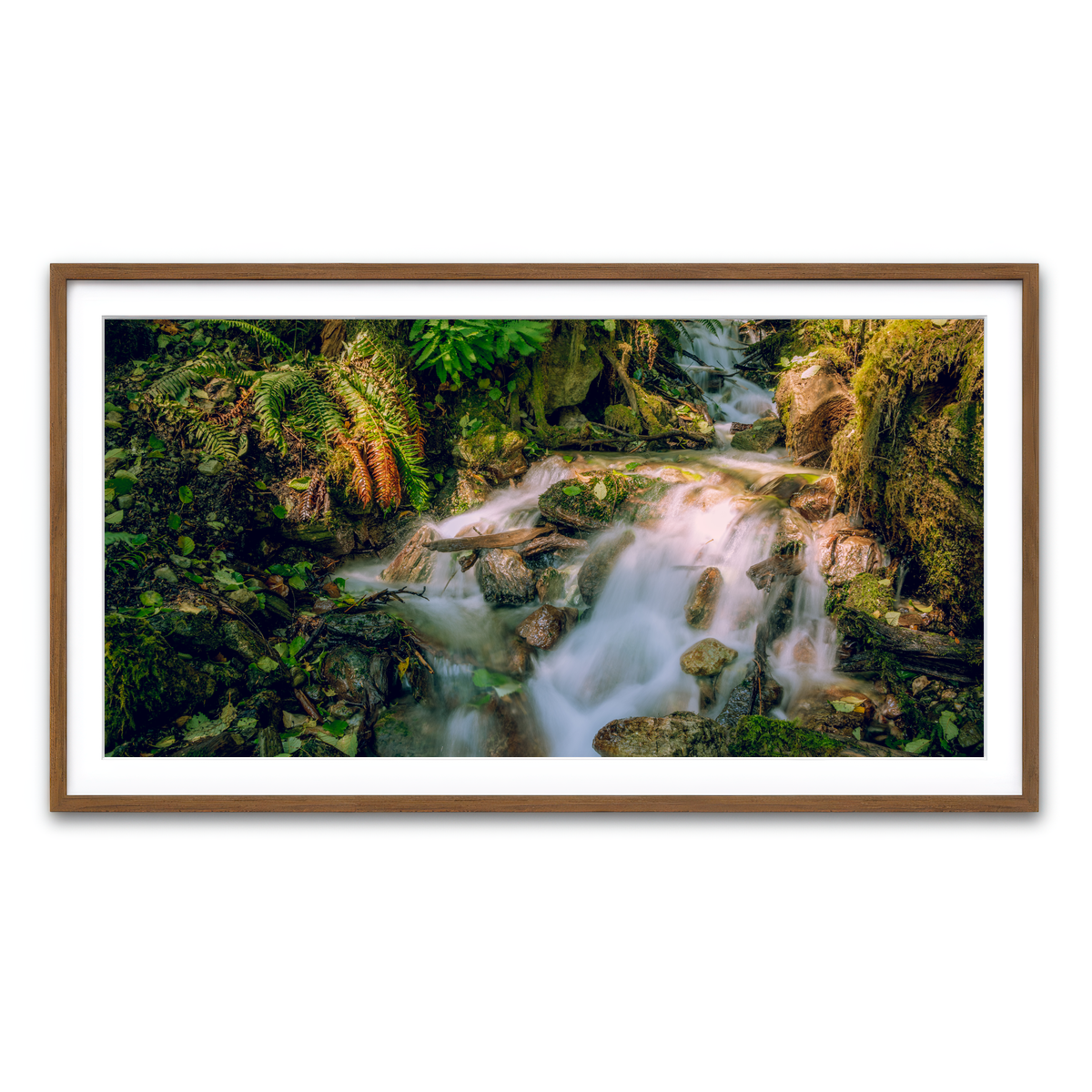 Framed Print 2x1 Walnut