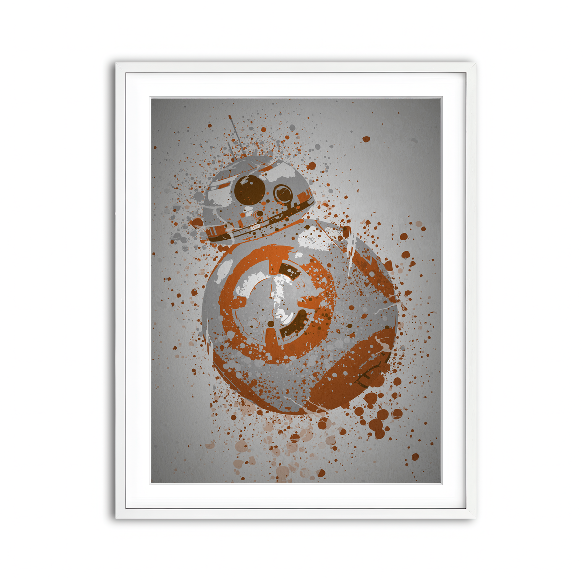 Framed Print 3x4 White