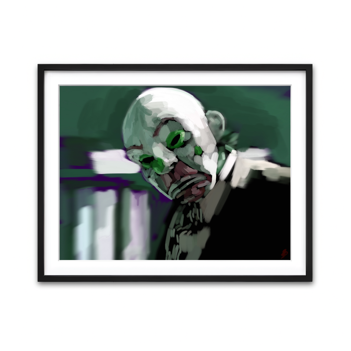 Bank Robber Clown Wall Art