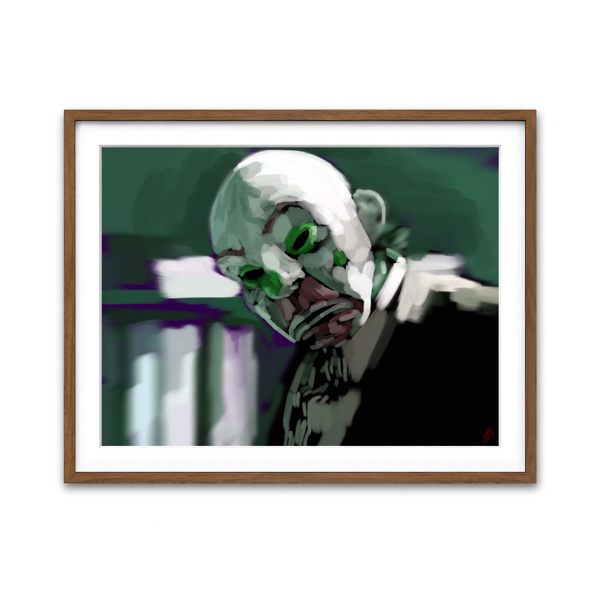 Bank Robber Clown Wall Art