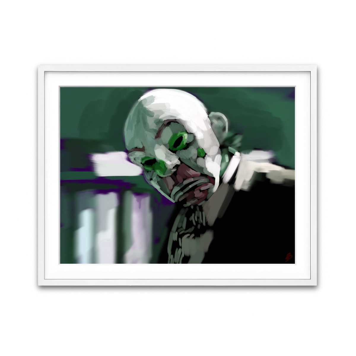 Bank Robber Clown Wall Art