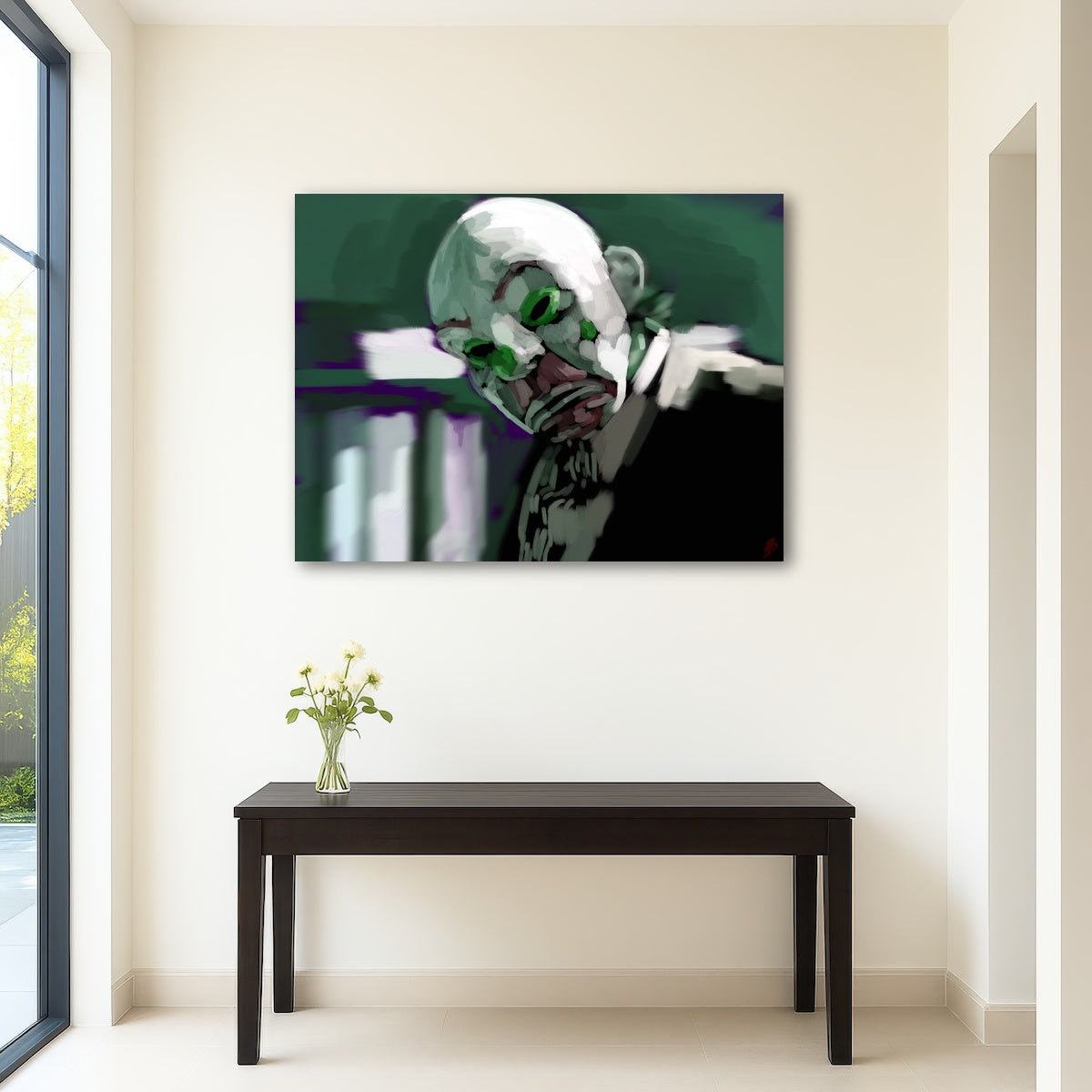 Bank Robber Clown Wall Art