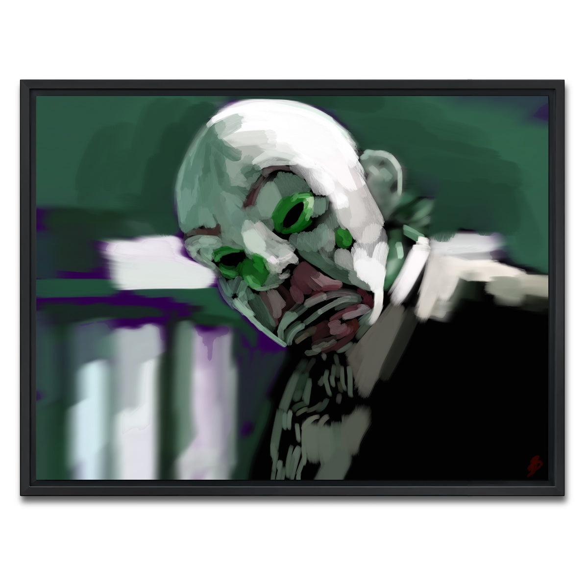 Bank Robber Clown Wall Art