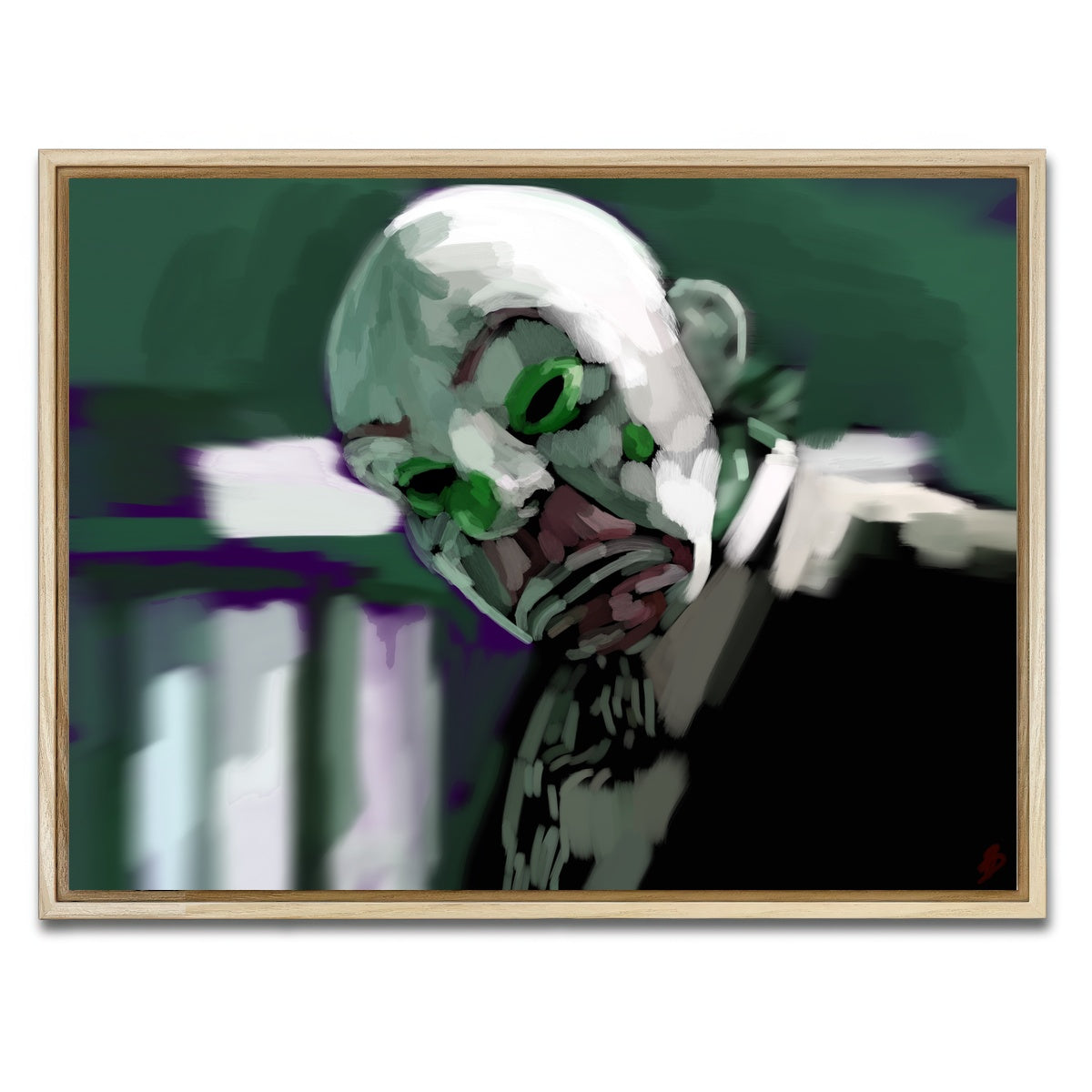 Bank Robber Clown Wall Art