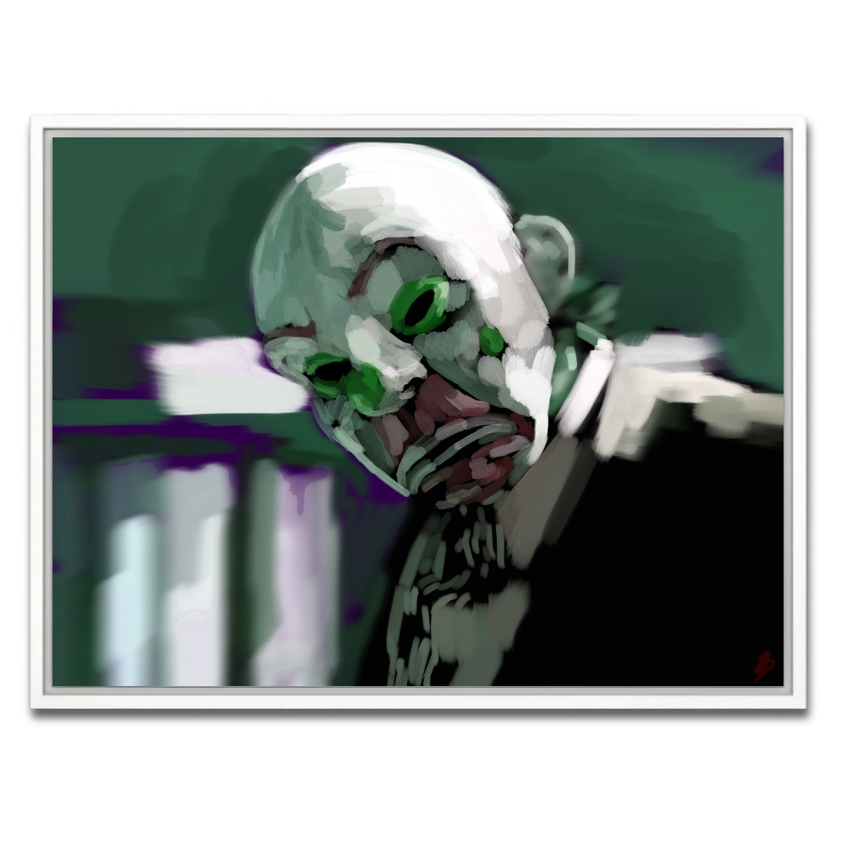 Bank Robber Clown Wall Art