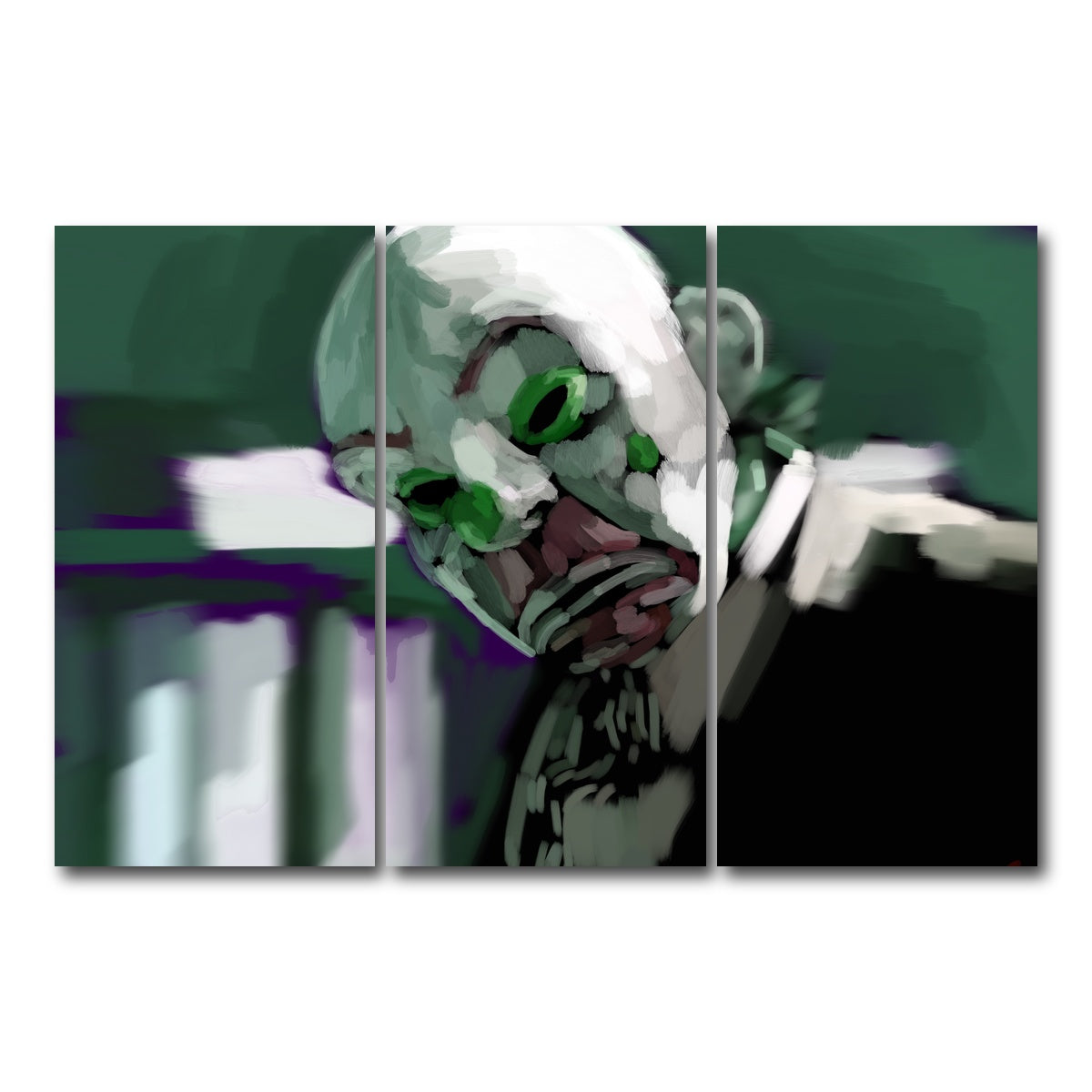 Bank Robber Clown Wall Art