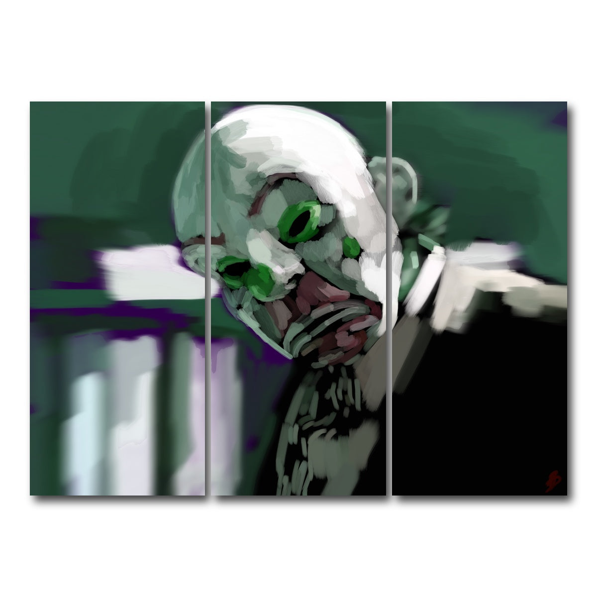 Bank Robber Clown Wall Art