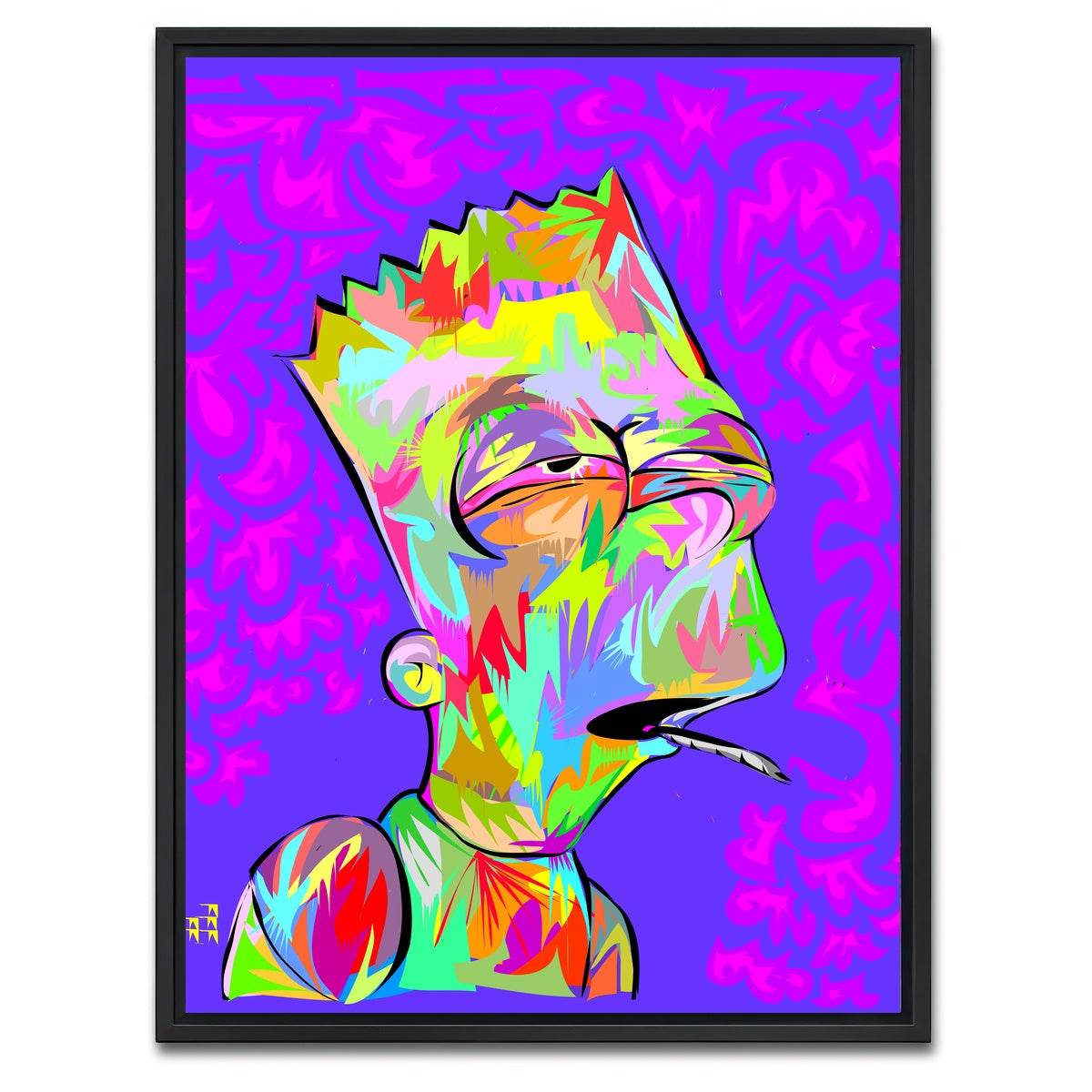 AUTO-MOCKUP WHITE | Bart High | 1 Piece | Black Framed Canvas | group=3x4