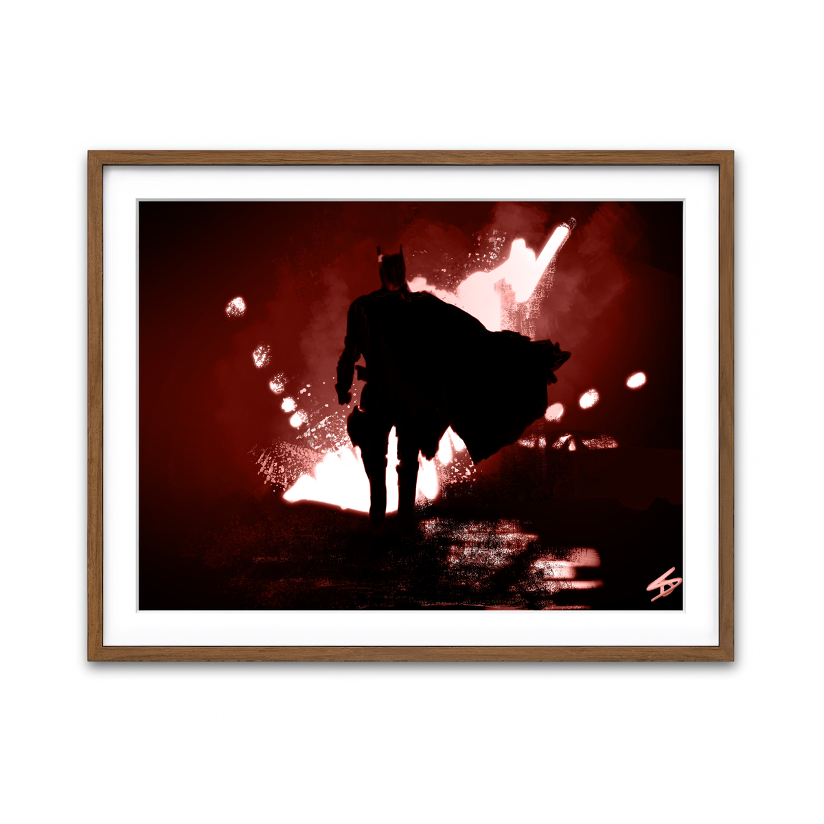 Bat Man's Vengeance Wall Art