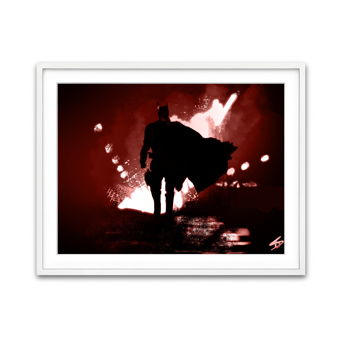 Bat Man's Vengeance Wall Art