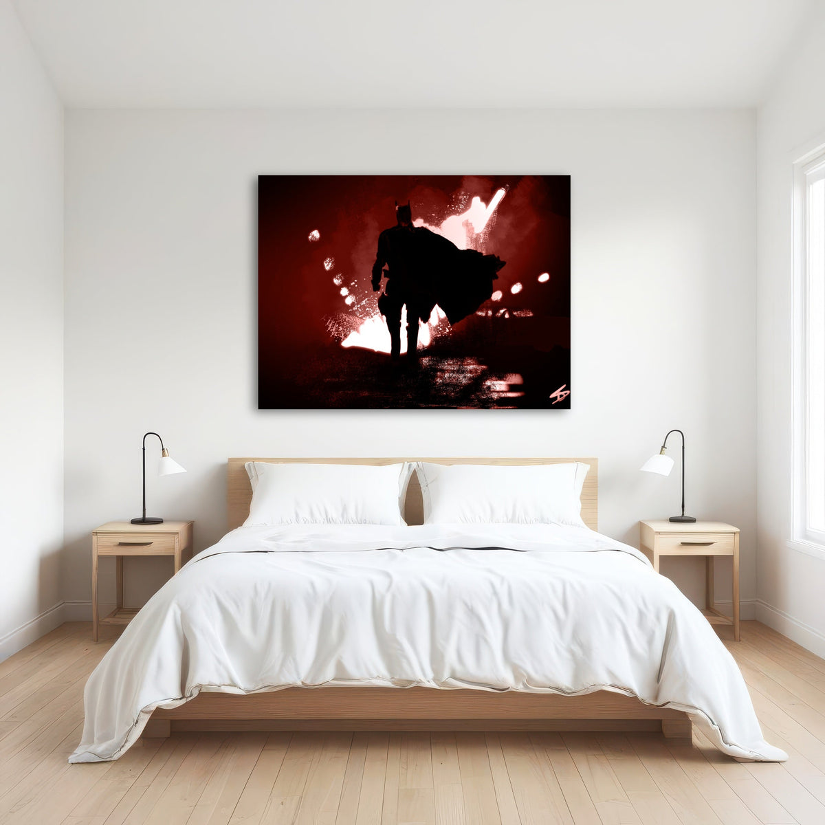 Bat Man's Vengeance Wall Art