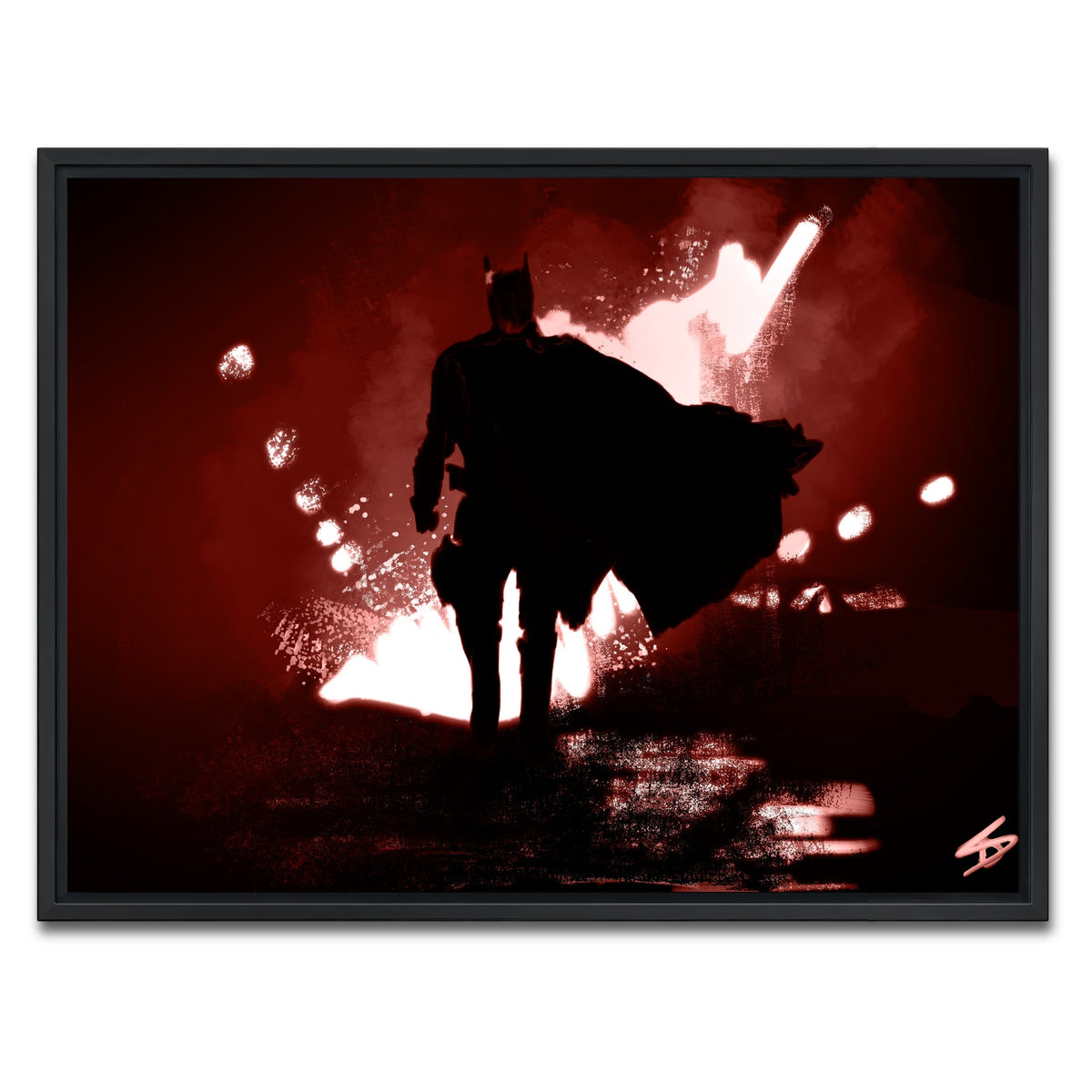 Bat Man's Vengeance Wall Art