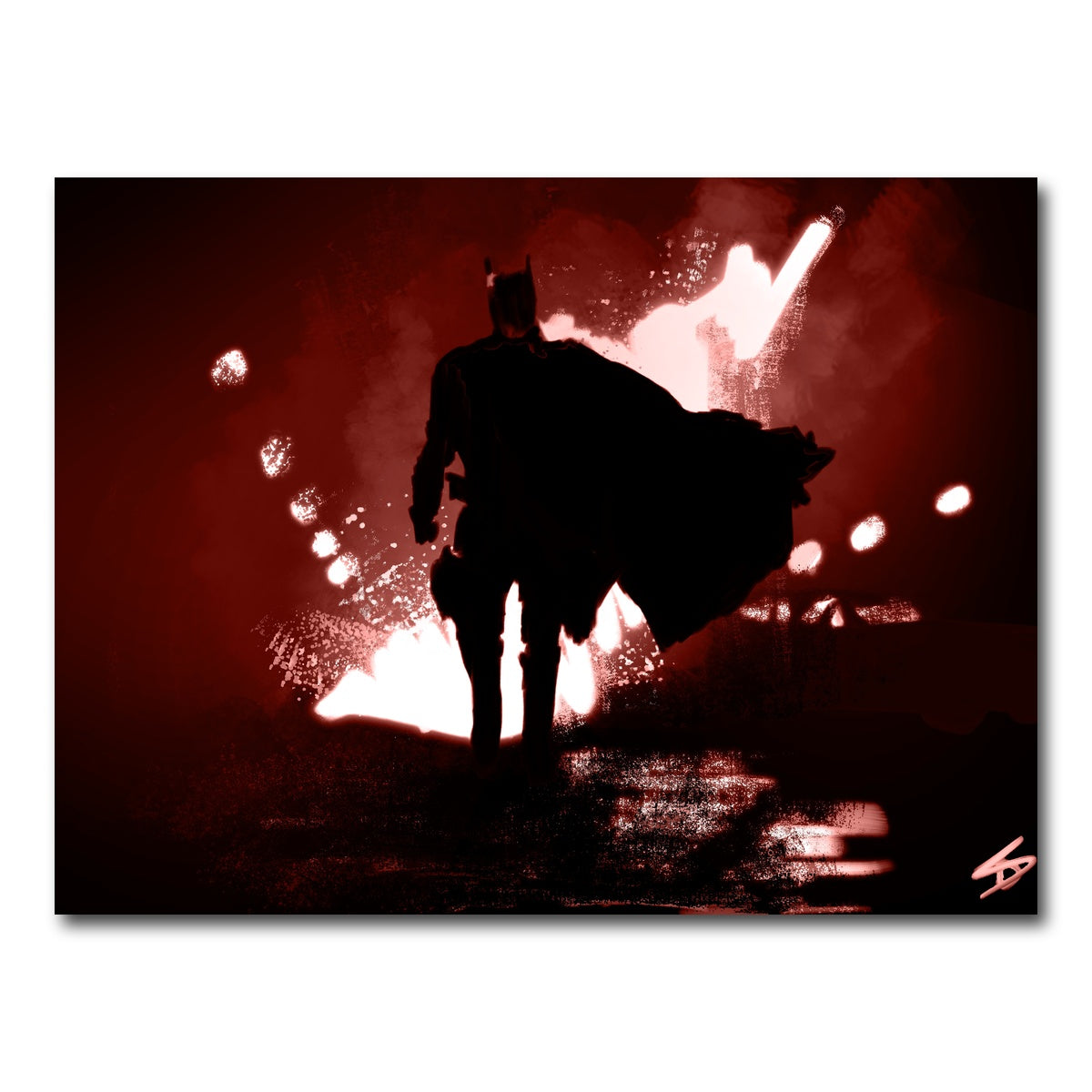 Bat Man's Vengeance Wall Art