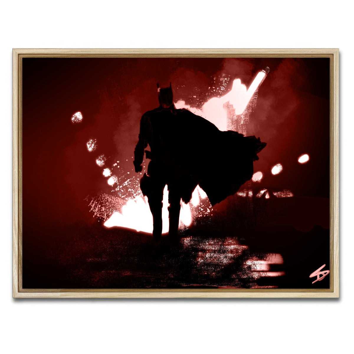 Bat Man's Vengeance Wall Art