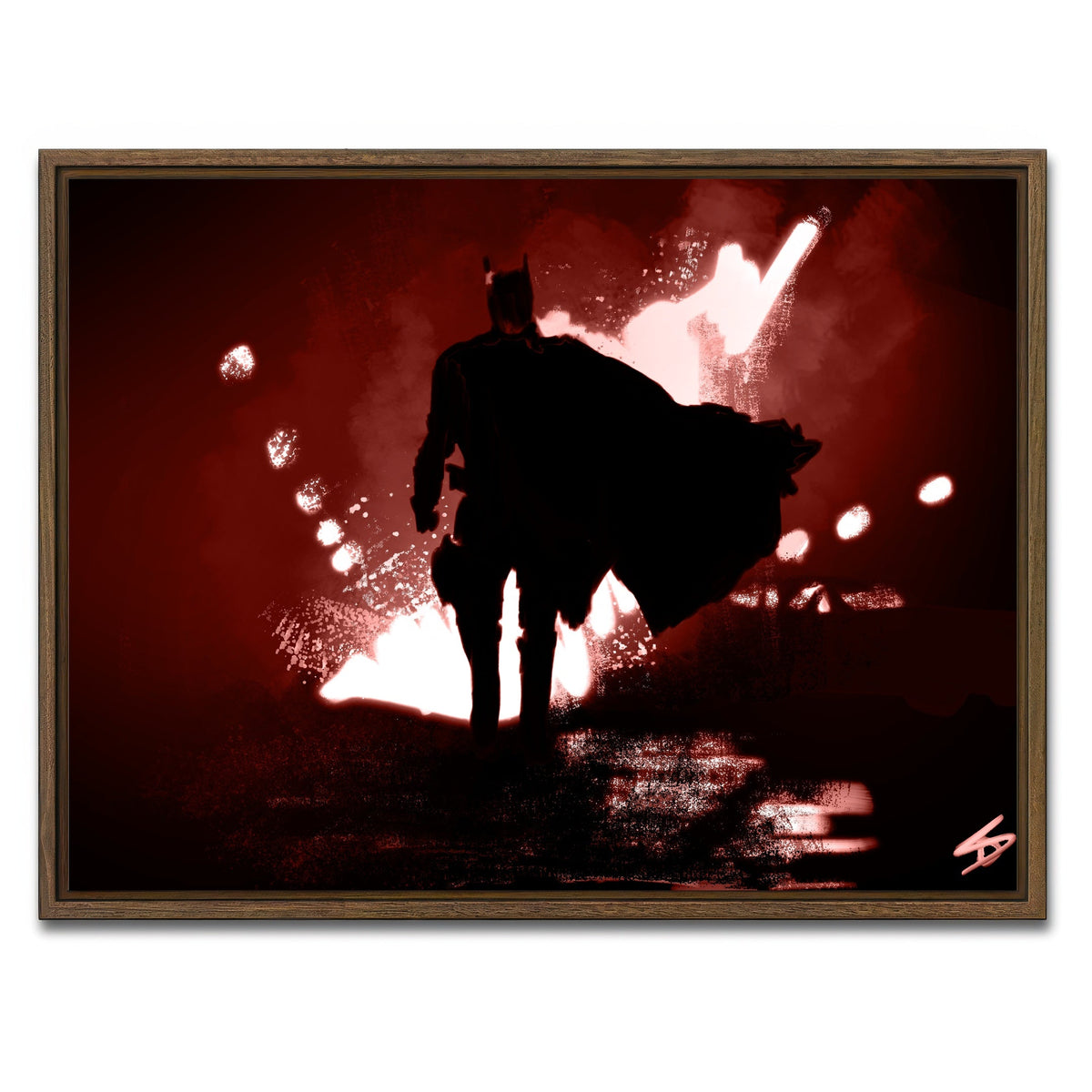 Bat Man's Vengeance Wall Art