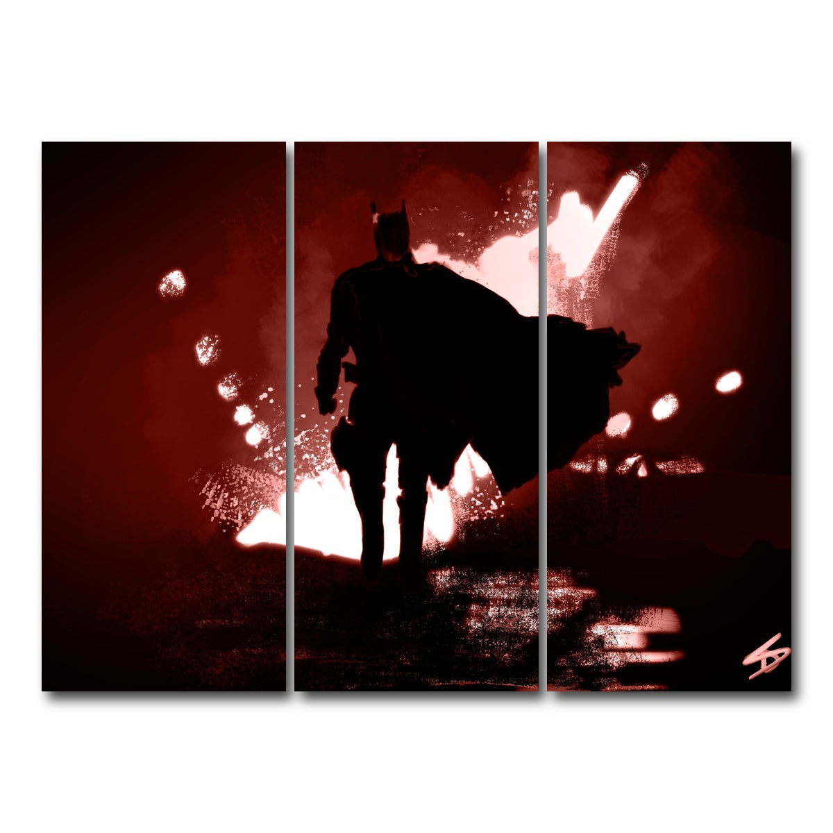 Bat Man's Vengeance Wall Art