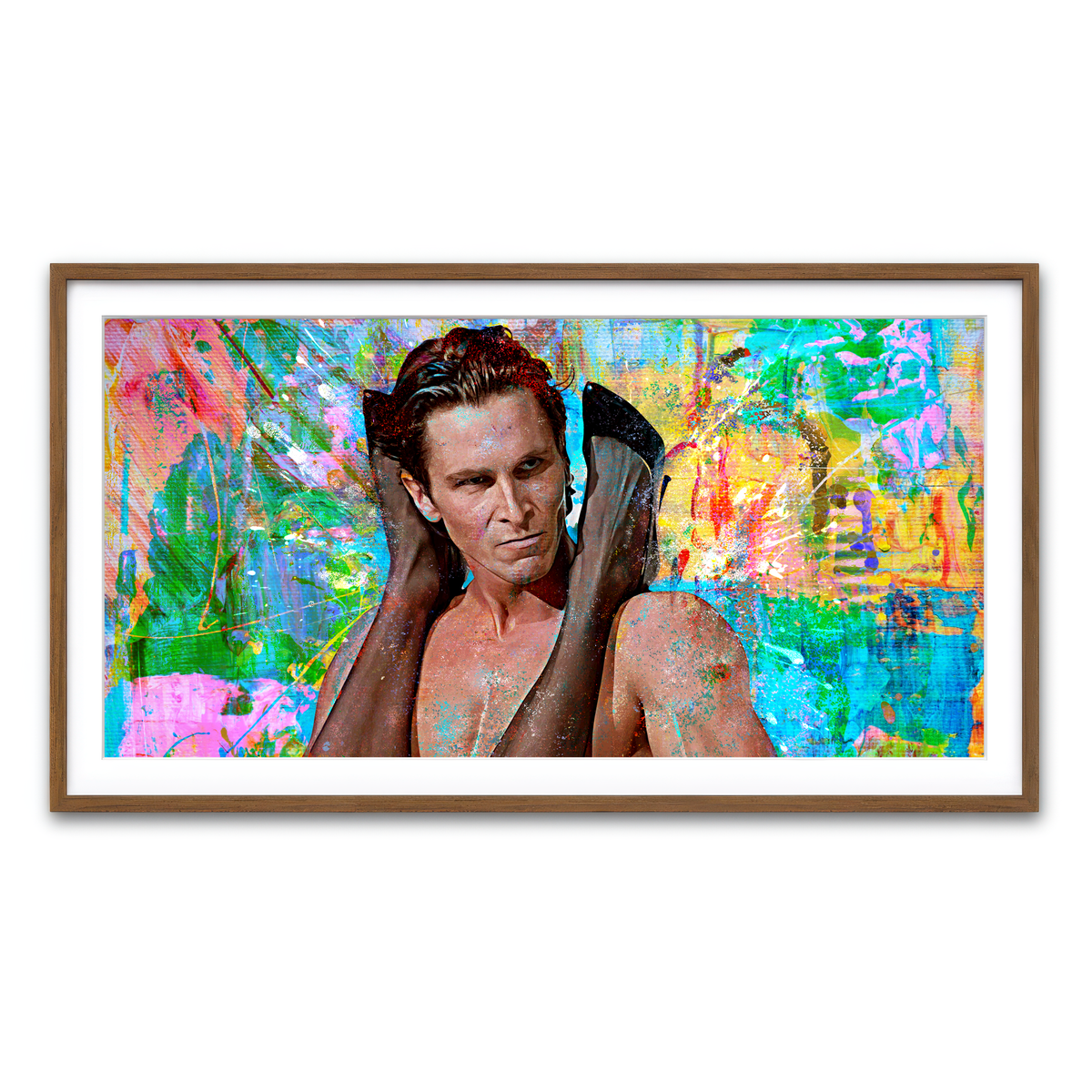 Framed Print 2x1 Walnut