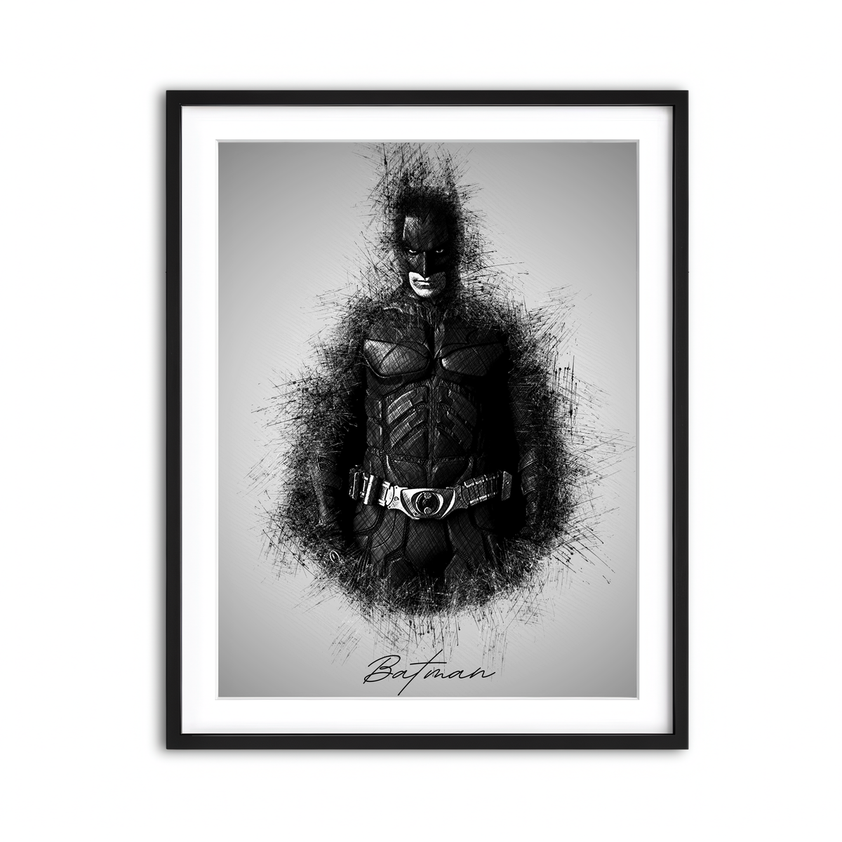 Batman Sketch Wall Art