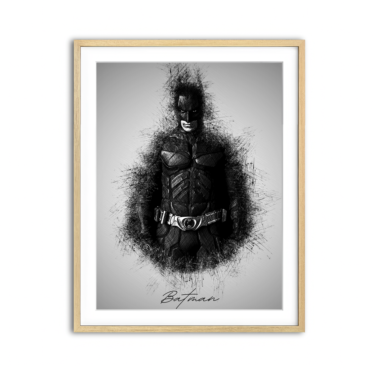 Batman Sketch Wall Art