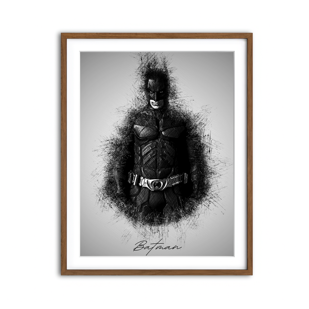 Batman Sketch Wall Art