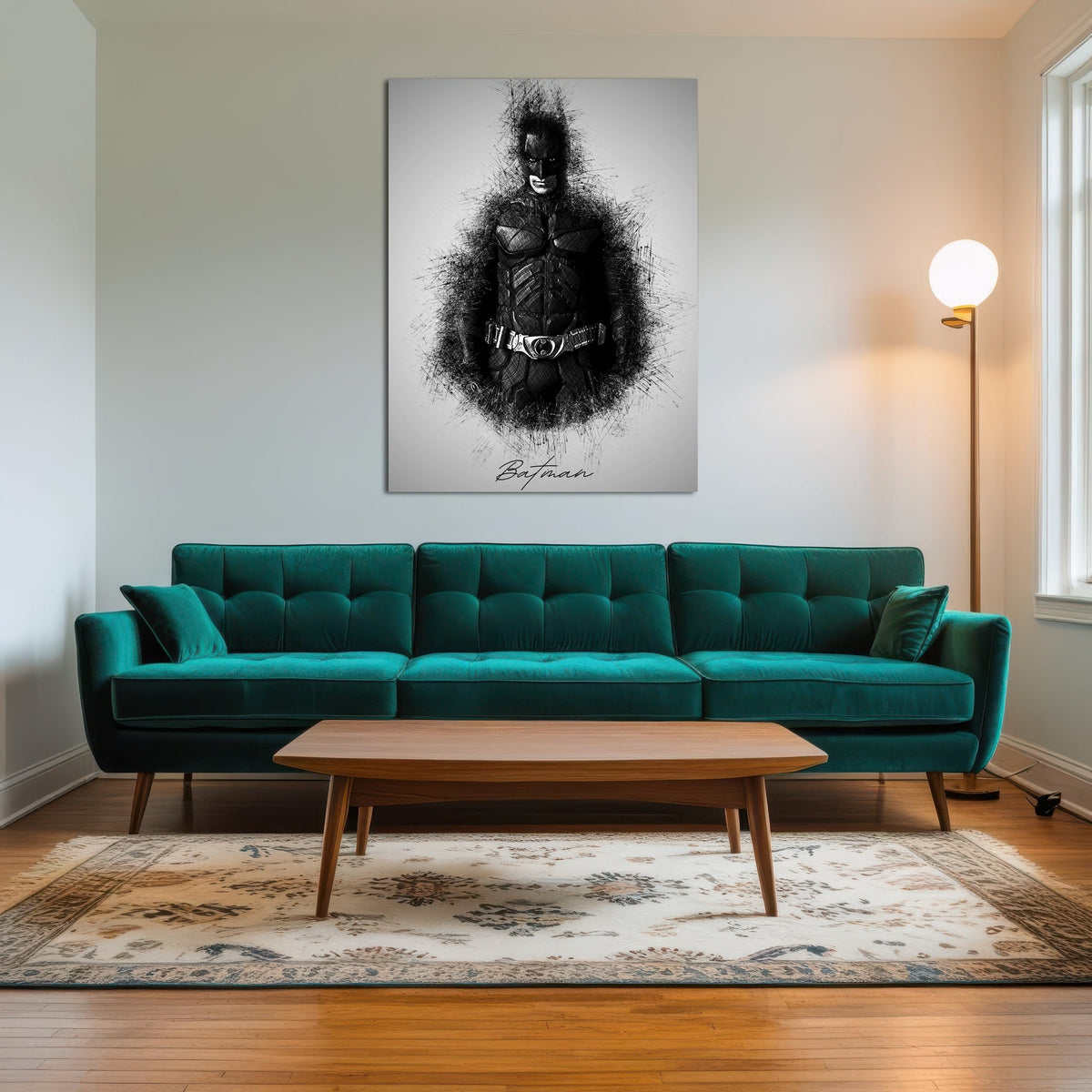 Batman Sketch Wall Art