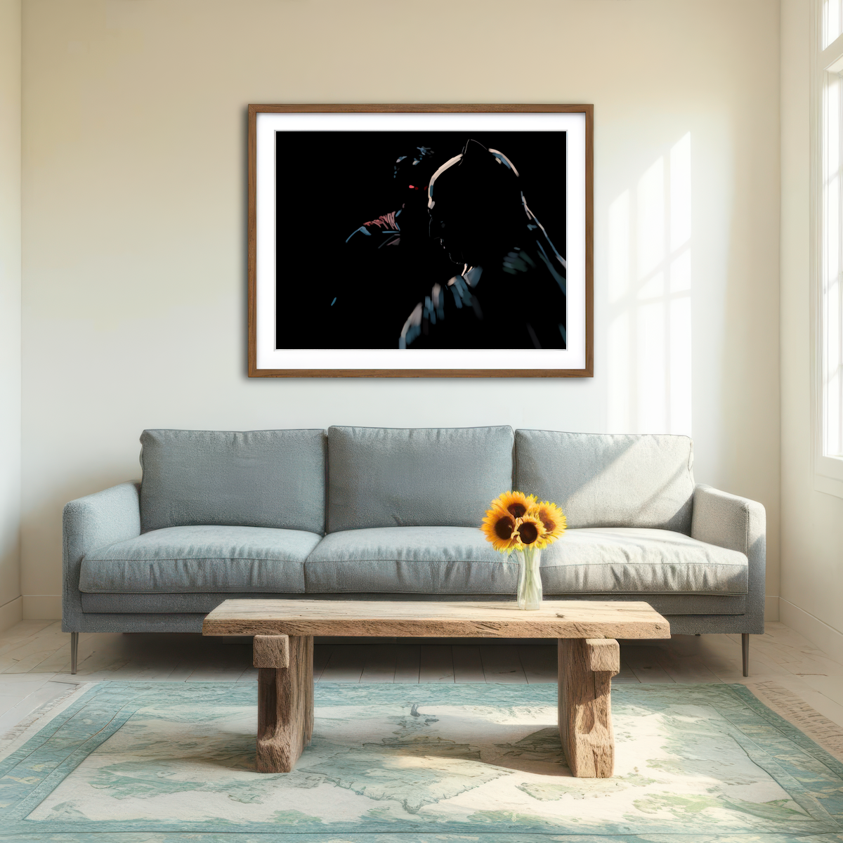 AUTO-MOCKUP ROOM | Batman Vs Superman Wall Art