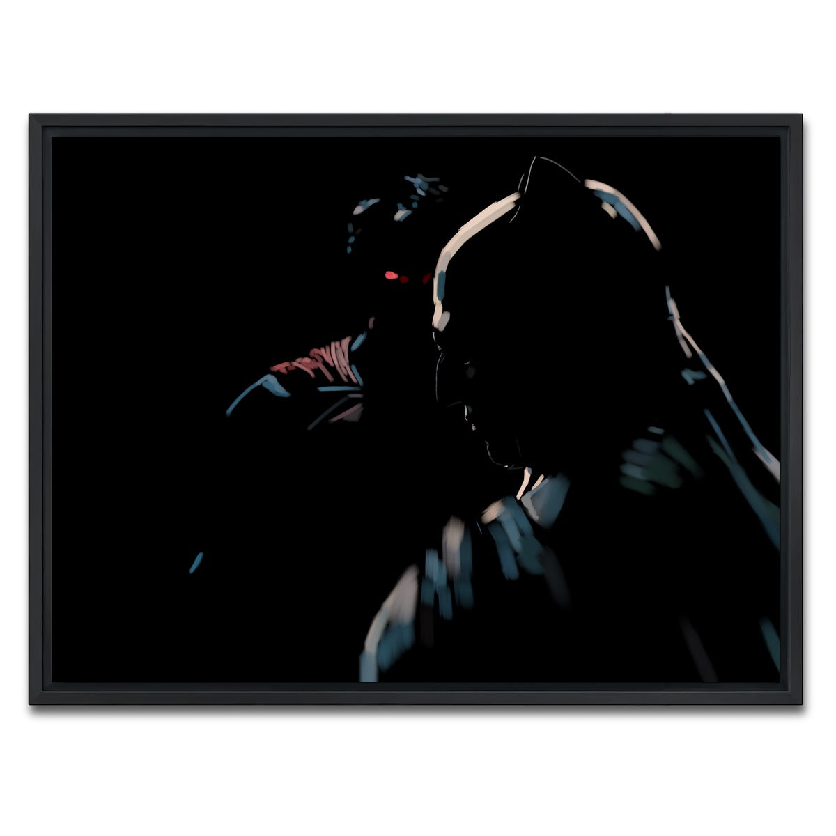 AUTO-MOCKUP WHITE | Batman Vs Superman | 1 Piece | Black Framed Canvas | group=4x3