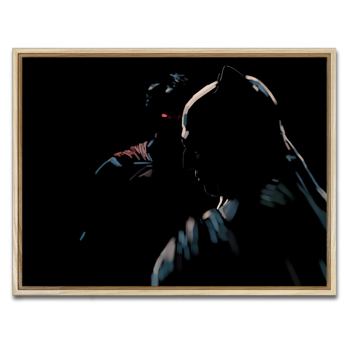 AUTO-MOCKUP WHITE | Batman Vs Superman | 1 Piece | Natural Framed Canvas | group=4x3